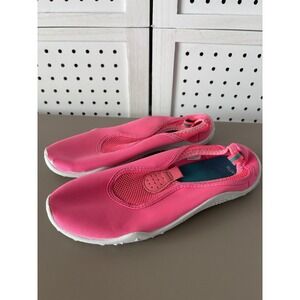 Youth Big Kid Size 4-5 Slip On Aqua Water Shoes Hot Pink Unbranded